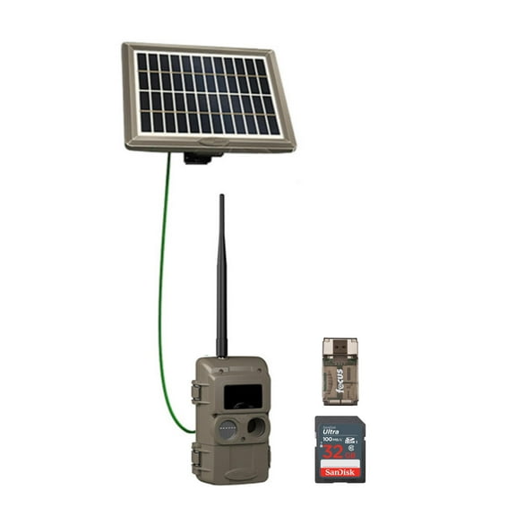 Cudde Back CuddeLink Wireless Trail Surveillance Camera with Solar Power Bank Bundle