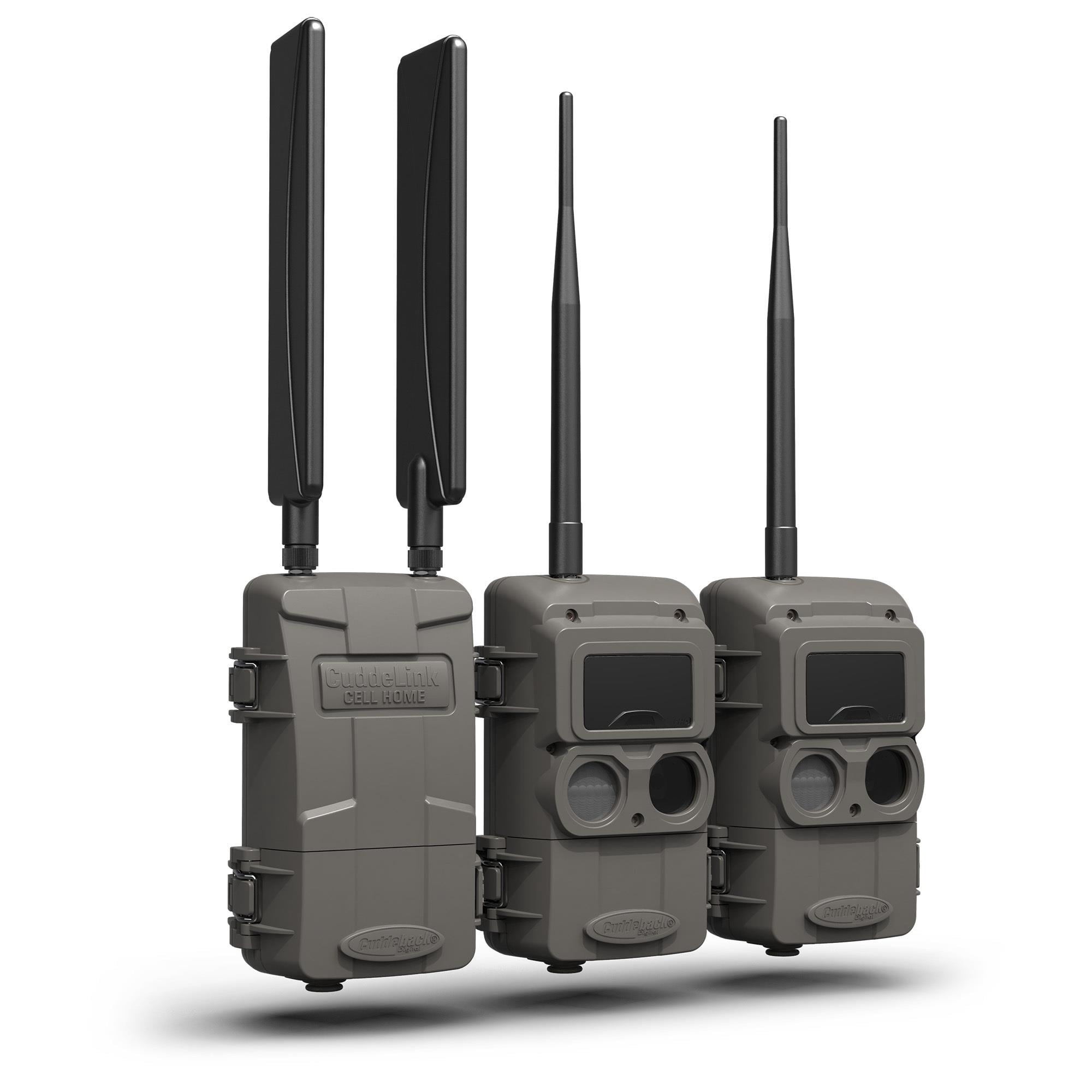 CuddeLink 2+1 Starter Kit with Black Flash - Includes CELL HOME and 2 L Series Black Flash Remote Cameras