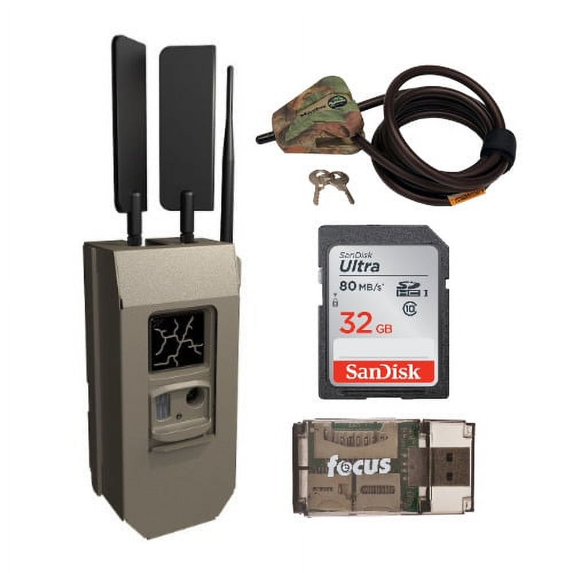 CuddeSafe Security Box for Cuddeback K Trail Cameras with Cable Lock & Card Kit
