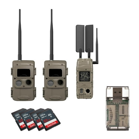 Cuddeback CuddeLink Wireless, 3rd Gen (2-pack) Bundle with Verizon Starter Kit