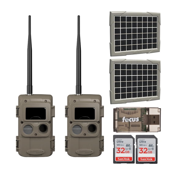 Cuddeback Cuddelink Wireless IR Camera with Super Solar Power Bank (2-Pack)