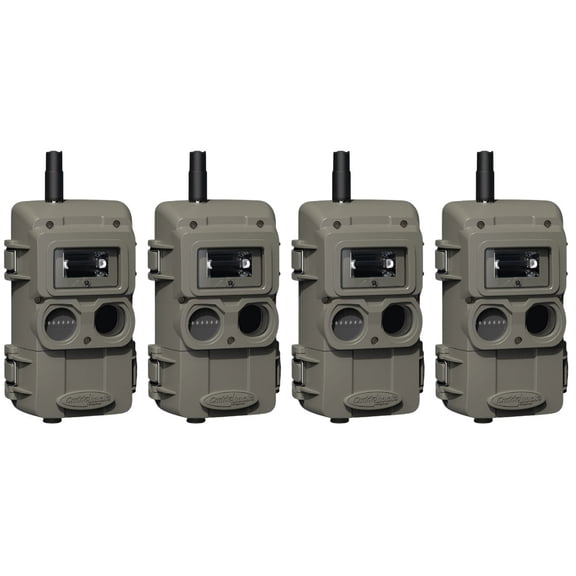 Cuddeback LLZ-5A CuddeLink Zoom IR Cellular Trail Camera (4-Pack)