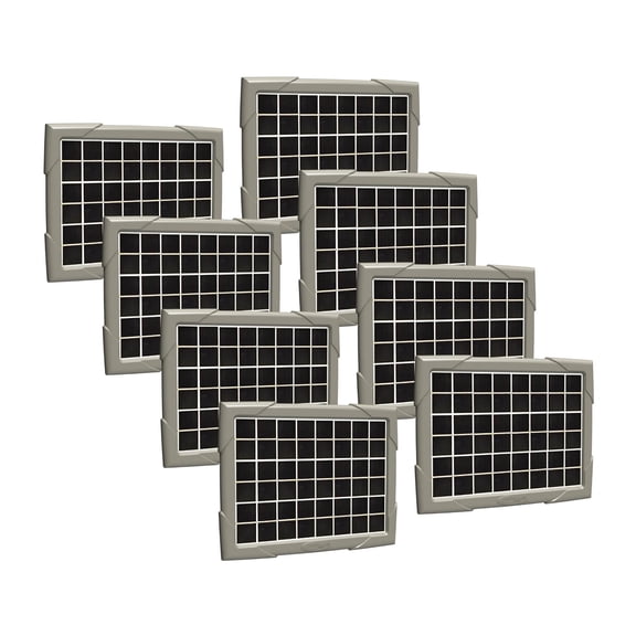 Cuddeback Solar Power Bank - High-Capacity Charger with Card Reader (8-Pack)
