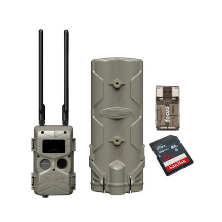 Cuddeback Track Black Flash Standalone Cell Camera with Power Bank Bundle
