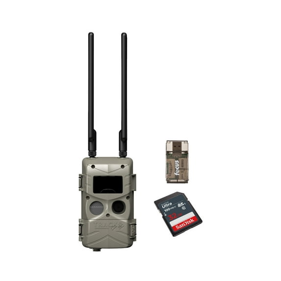 Cuddeback Tracks (Black Flash) Standalone Trail Camera w/ 32GB SD Card and Card Reader