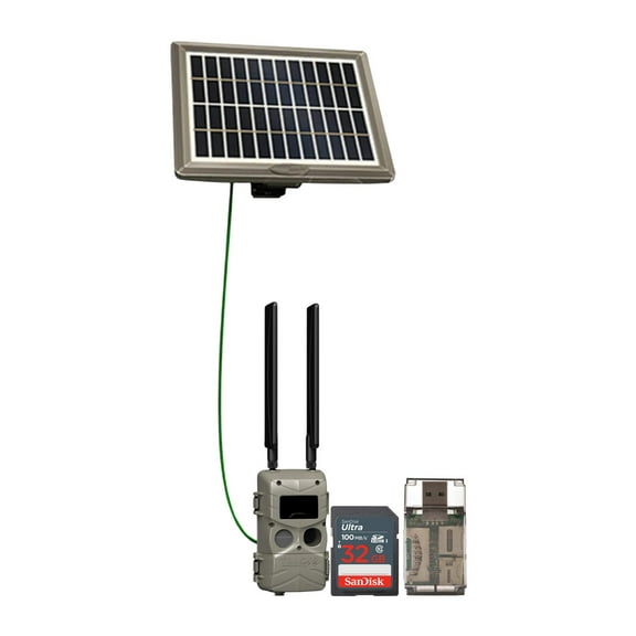 Cuddeback Tracks Low-Glow Cell Camera with Super Solar Power Bank Bundle