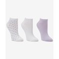 thumbnail image 1 of Cuddl Duds 3-pk. Low-cut Socks Lilac 9-11, 1 of 1