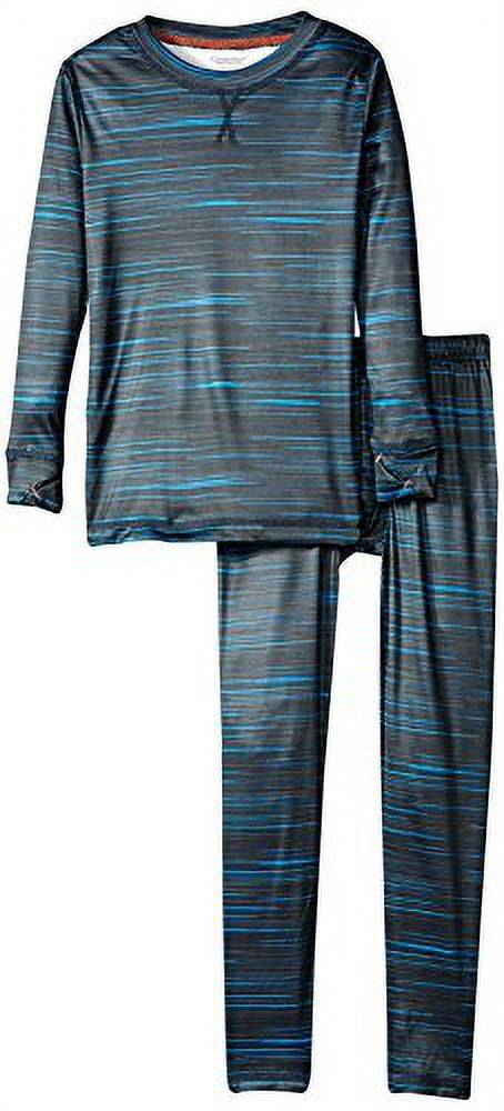 Cuddl Duds Big Boys Climate Smart Essential Poly 2 Piece Set