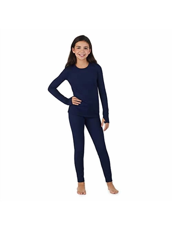 Girls Heavyweight 2 Piece Base Layer Thermal Set