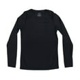 thumbnail image 1 of Cuddl Duds Women's Shirt Climatesmart Long Sleeve Top Crew Neck Black S New, 1 of 2
