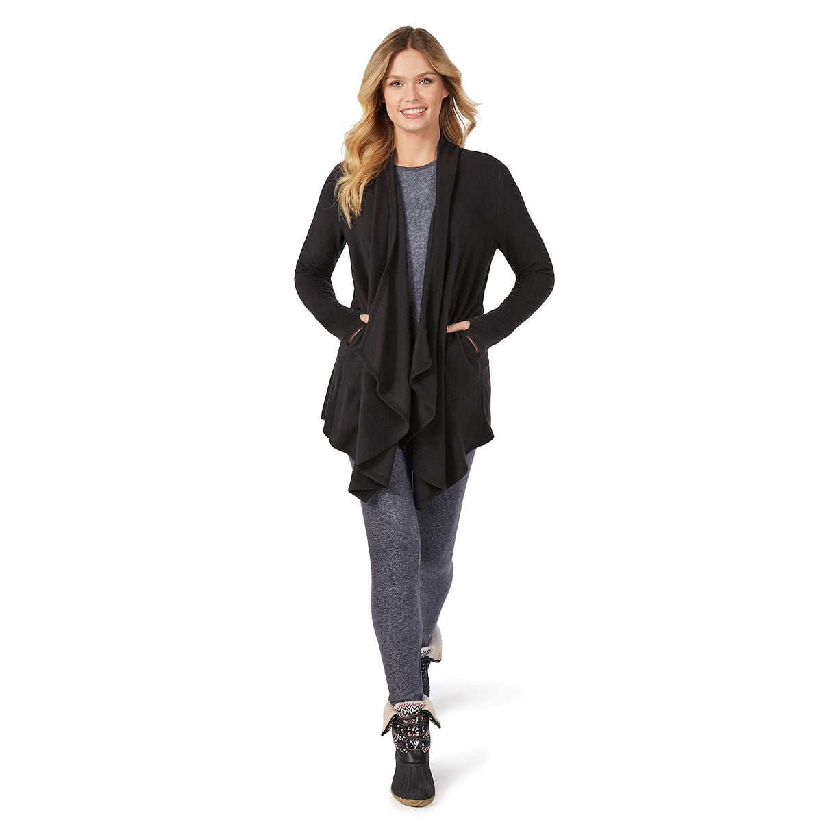 Cuddl duds fleecewear outlet stretch long wrap