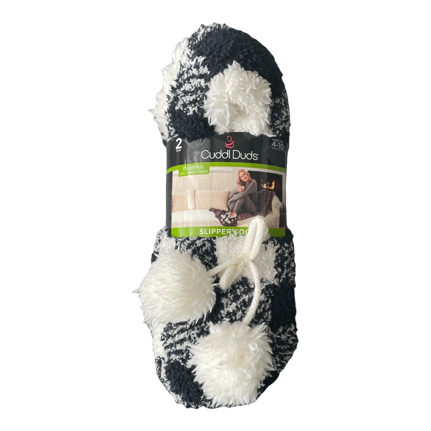 Cuddl duds 2025 ballerina slipper socks