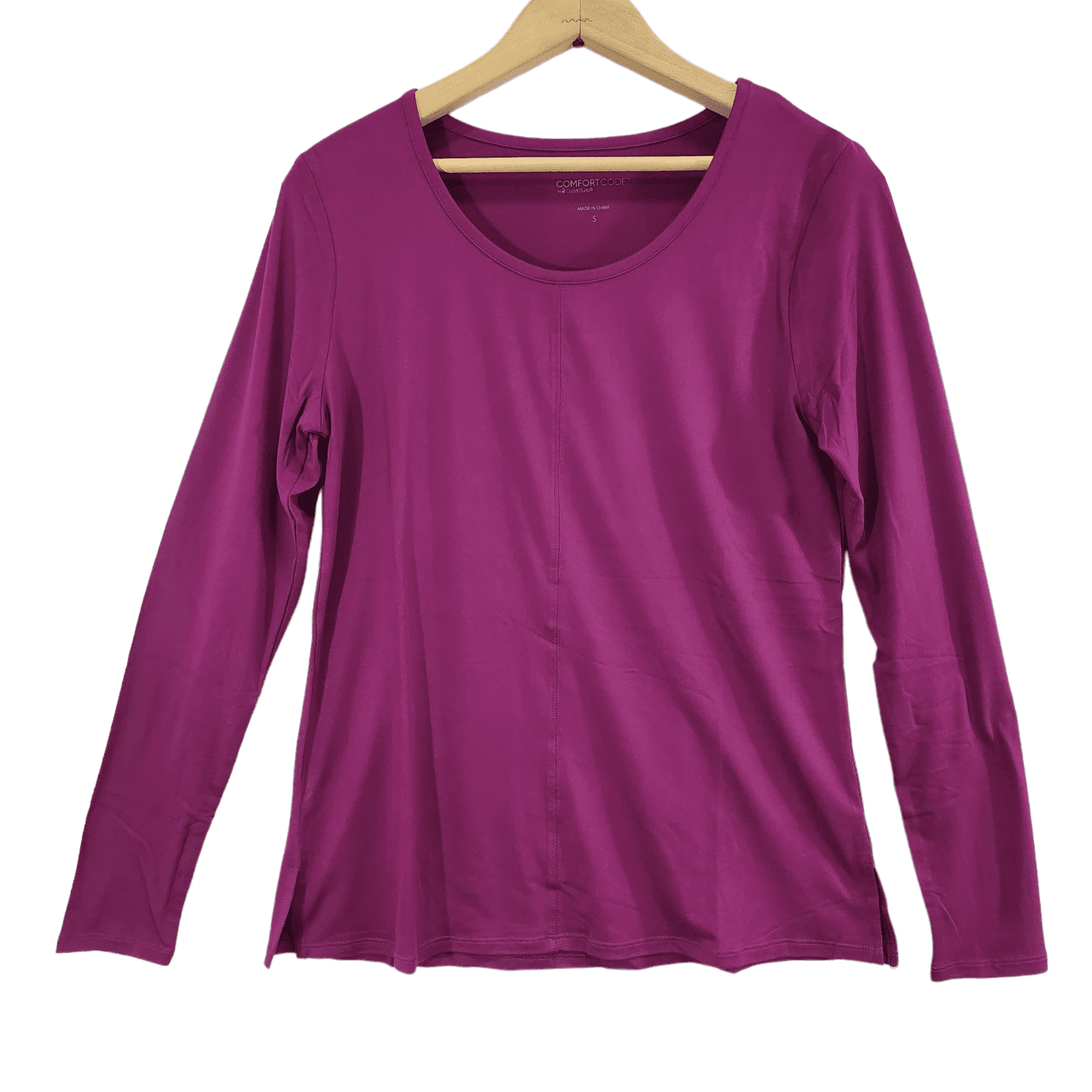 Cuddl Duds Womens Top Soft Long Sleeve Stretch Scoop Neck Base Layer