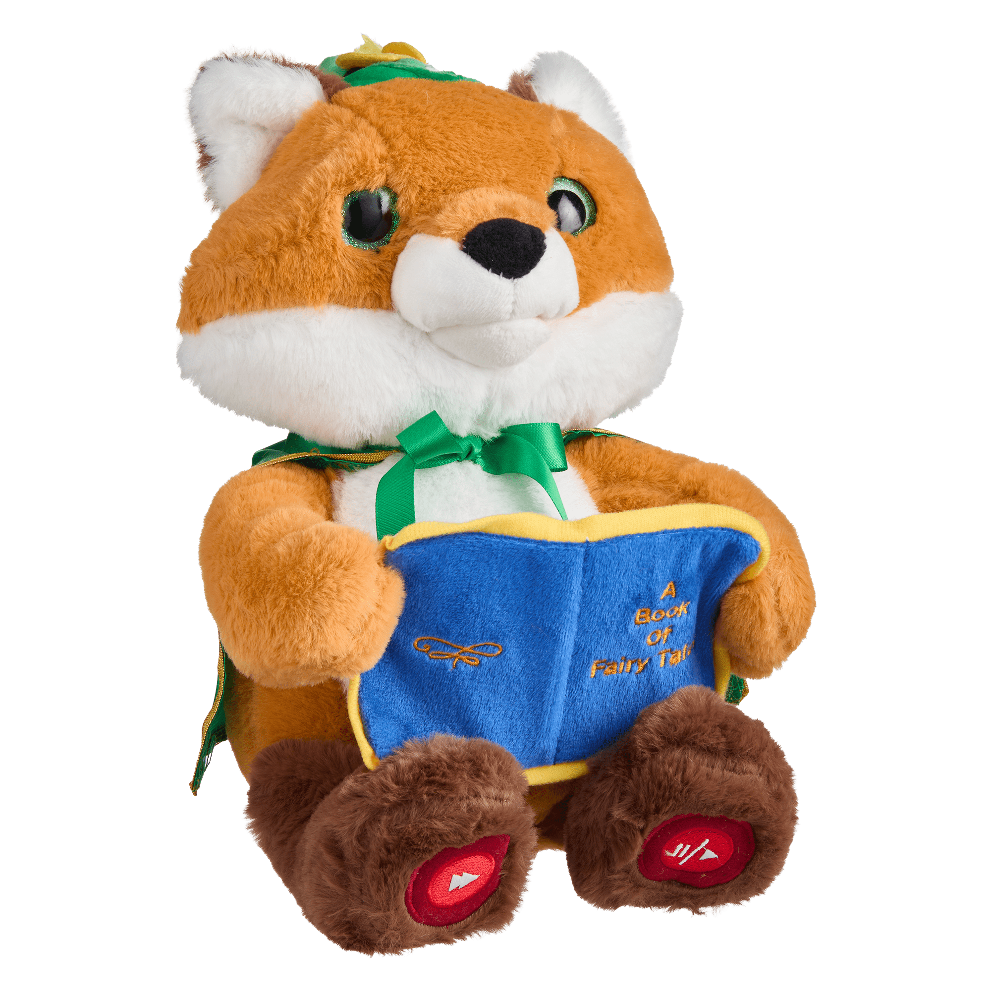 Cuddle Barn Animated Storytime Plush with 5 Stories (Fox)