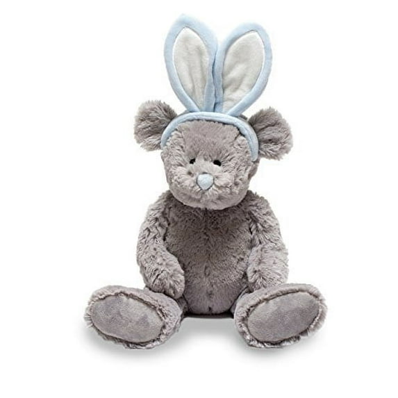 Cuddle Barn Grey Lil Bunny Bear Plush Stuffed Animal