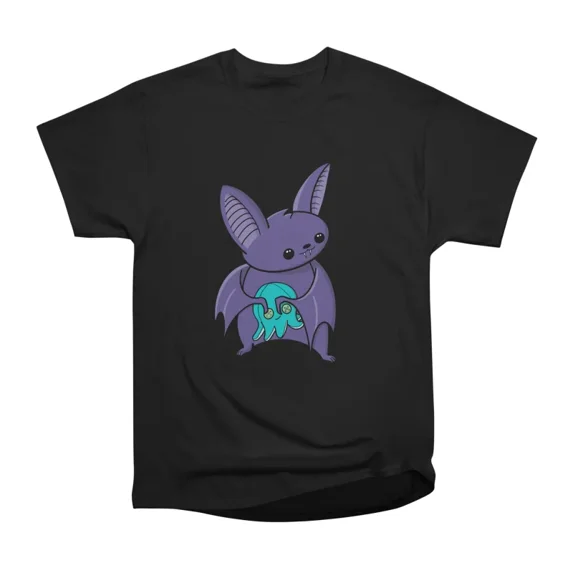 Cuddle Bat T-Shirt Tee Gift For Him Merch For Her Apparel For Friend ...