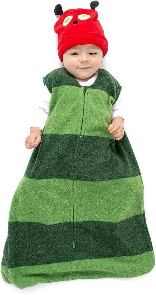 Cuddle Club Fleece Sleep Sack Swaddle Blanket Baby Sleeping Bag, Bear