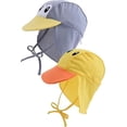 thumbnail image 1 of Cuddle Club Infant Sun Hat UPF 50+ UV Protection Hat Baby Summer Essentials,Duck & Penguin (2 Pack) Large, 1 of 4