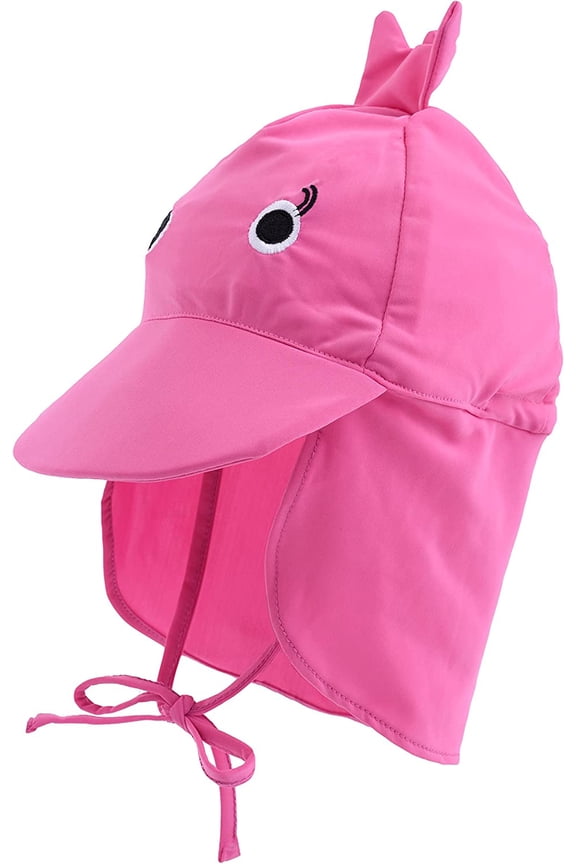 Infant Sun Hat UPF 50+ UV Protection Hat Baby Summer Essentials, Flamingo Large