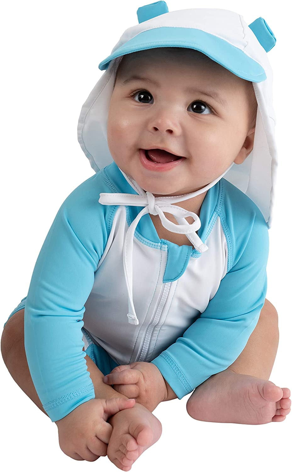 Cuddle Club OnePiece Baby Swimsuit UPF 50+ Infant Sunscreen Baby Beach