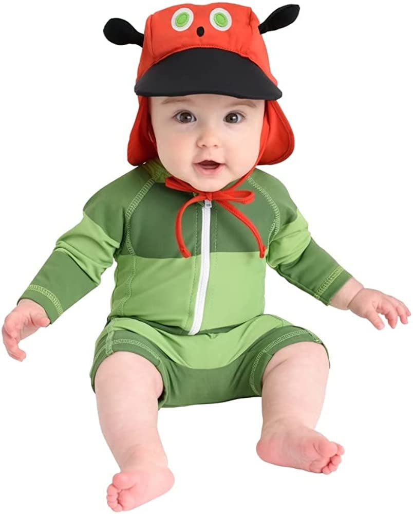 Cuddle Club OnePiece Baby Swimsuit UPF 50+ Infant Sunscreen Baby Beach