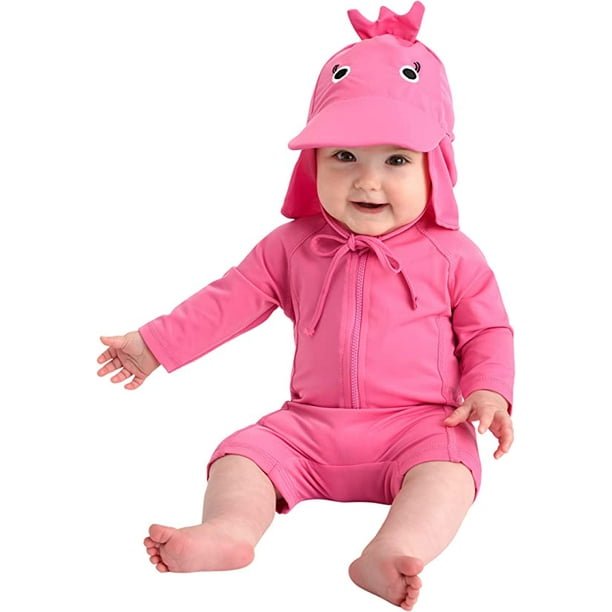 Cuddle Club OnePiece Baby Swimsuit UPF 50+ Infant Sunscreen Baby Beach