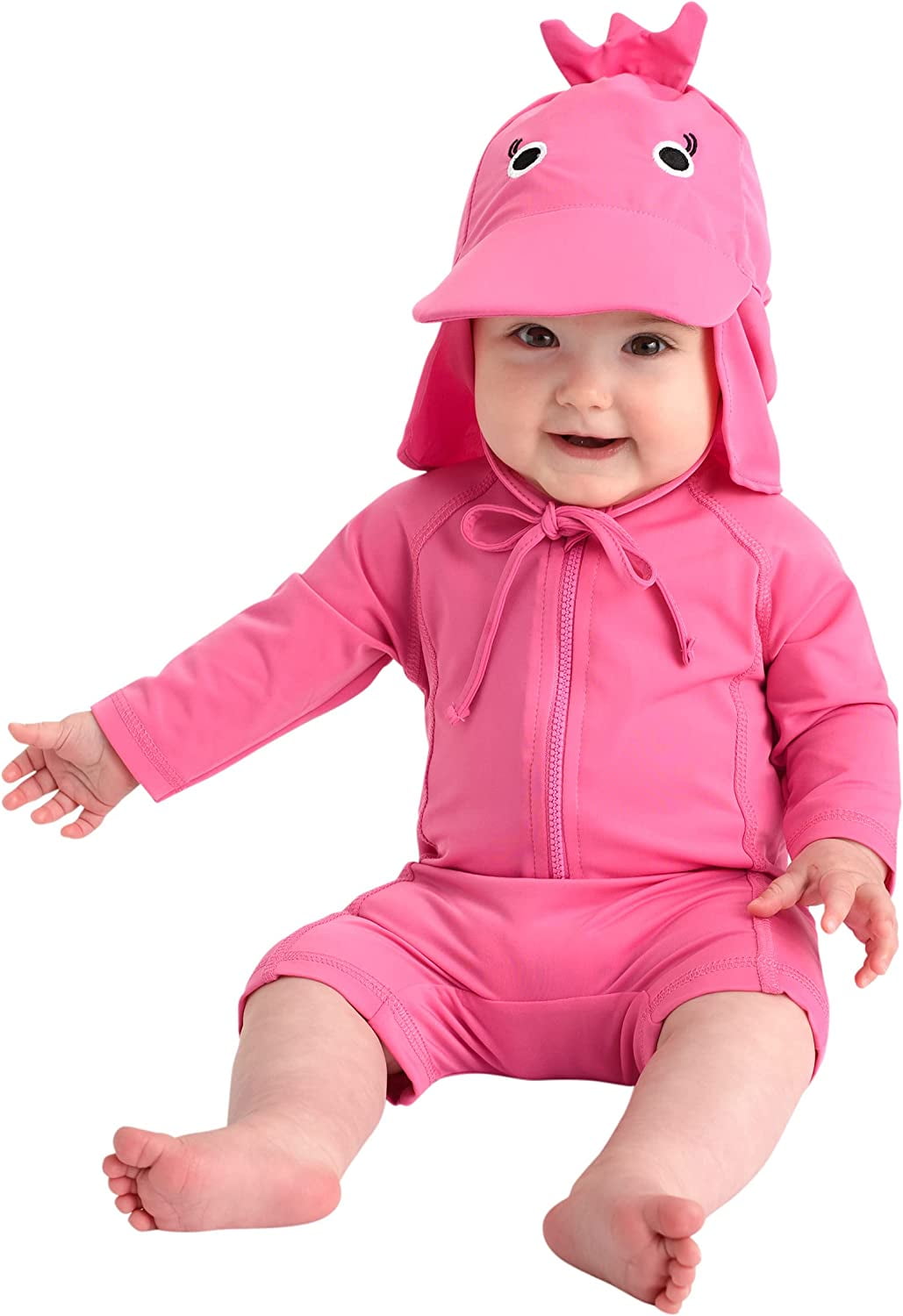 Cuddle Club OnePiece Baby Swimsuit UPF 50+ Infant Sunscreen Baby Beach