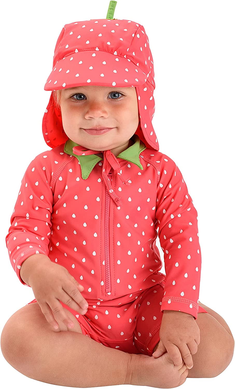 Cuddle Club OnePiece Baby Swimsuit UPF 50+ Infant Sunscreen Baby Beach