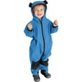 thumbnail image 1 of Cuddle Club One Piece Kids Rain Suit Waterproof Jacket Toddler Overalls, Blue Bear 12-18 Months, 1 of 6