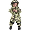 thumbnail image 1 of Cuddle Club One Piece Kids Rain Suit Waterproof Jacket Toddler Overalls, Camouflage 5T, 1 of 7