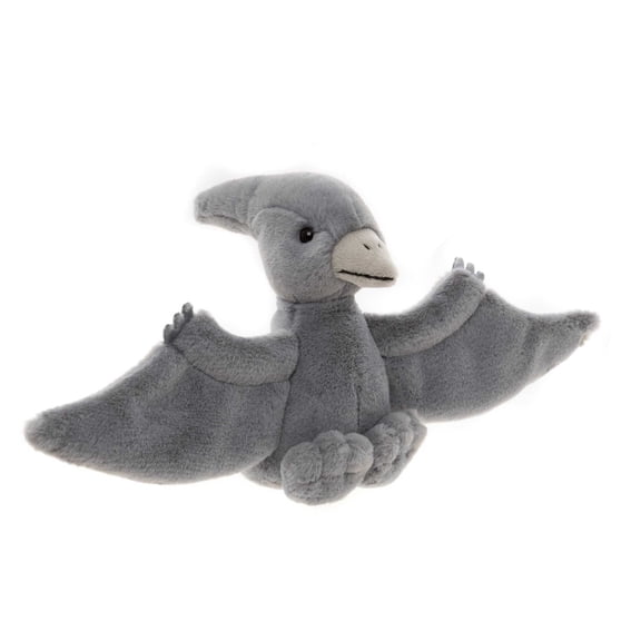 Cuddle Cub Pterodactyl Small Plush Grey Dinosaur Stuffed Animal Toy