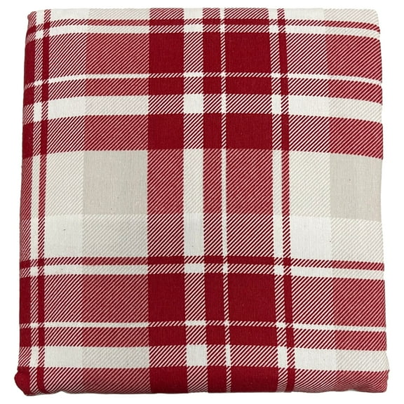 Cuddle Duds Flannel Sheet Set Red Plaid Twin Bed Sheets, Bedding