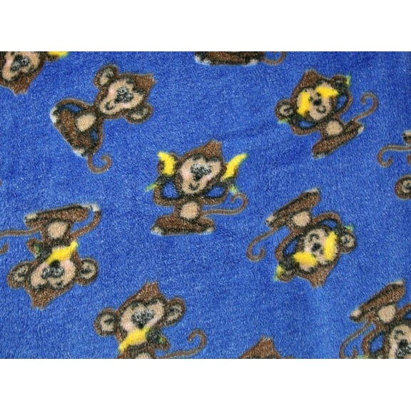 Cuddle Fleece Fabric Royal Blue - per yard