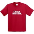 thumbnail image 1 of Cuddle Monster - Kid's Valentine's Day Shirt - Unisex, 1 of 4