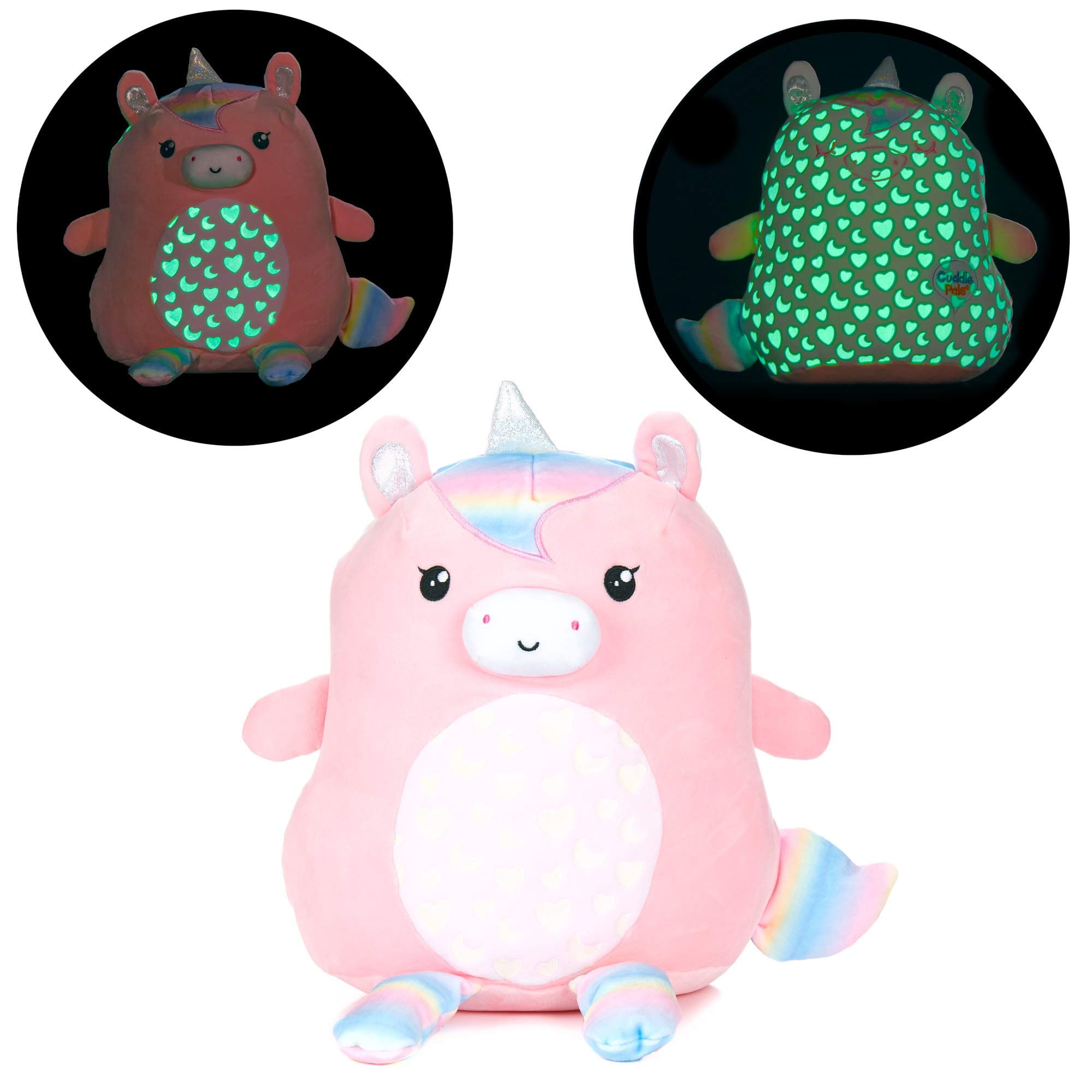 Cuddle Pal Glow in The Dark Reversible Plush Toy, Starbright The