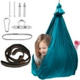 thumbnail image 1 of Cuddle Swing for Kid and Adult Polyester Indoor Swing Holds up to 200kg Portable Cuddle Hammock for Indoor and Outdoor Use, 1 of 11
