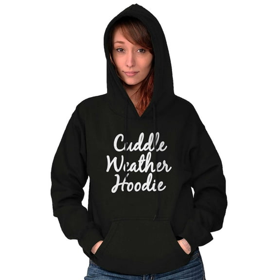 Cuddle Weather Lazy Day Sleepy Hoodie Sweatshirt Women Brisco Brands L