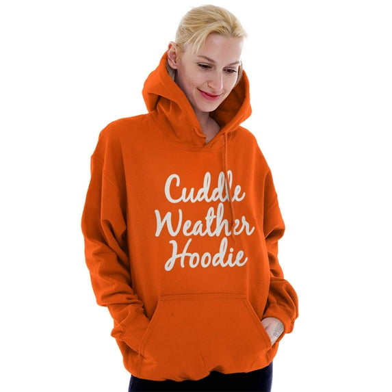 Cuddle Weather Lazy Day Sleepy Women Plus Size Graphic Pullover Hoodie Brisco Brands 4X