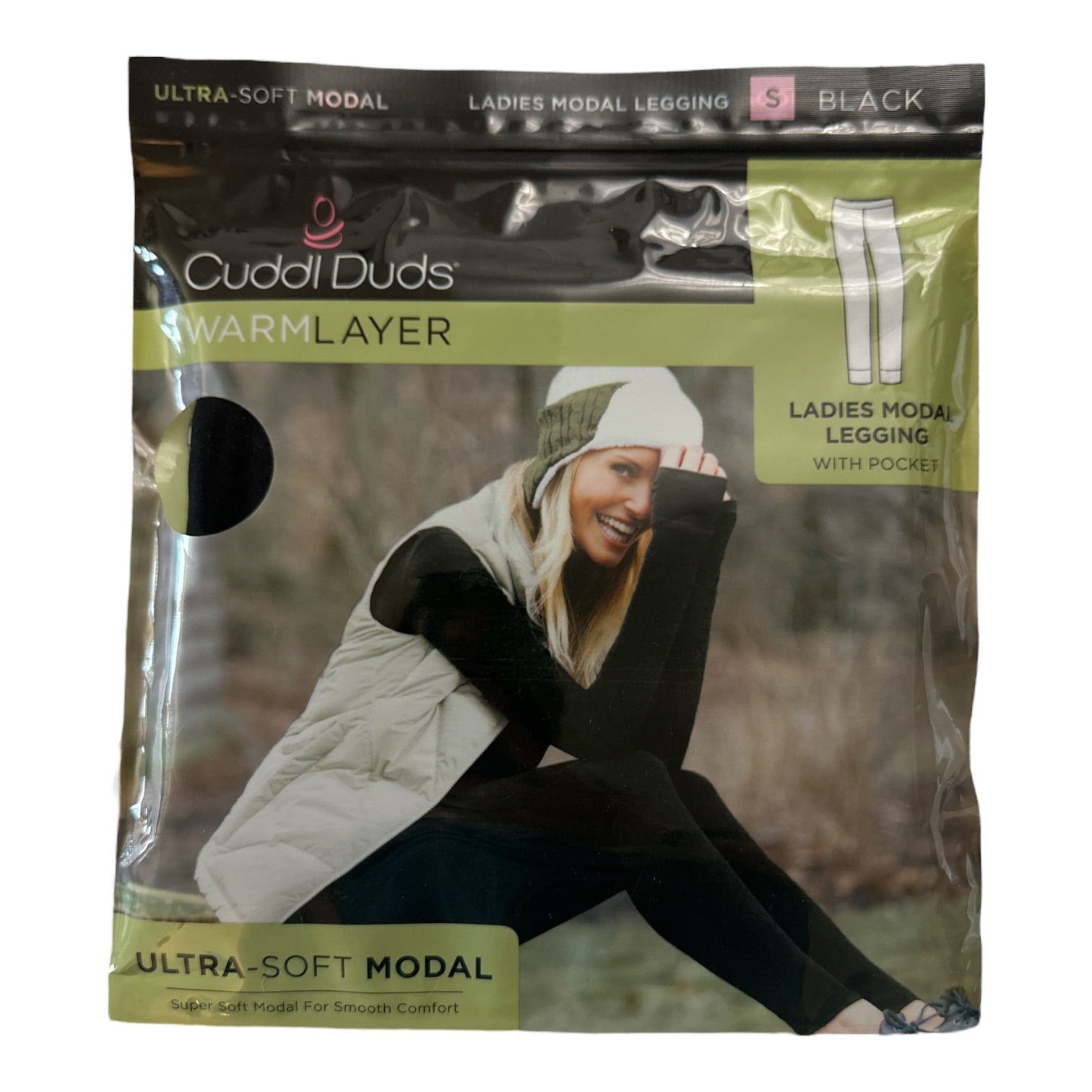 CuddleDuds Women's Warm Layer Ultra Soft Midweight Modal Legging (S