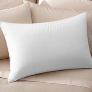 Cuddledown Dreamstead Premium Down Alternative Sleeping Pillow | Synthetic Fill | 235 Thread Count 100% Cotton Percale Shell | Hypoallergenic | Handcrafted | King   Medium