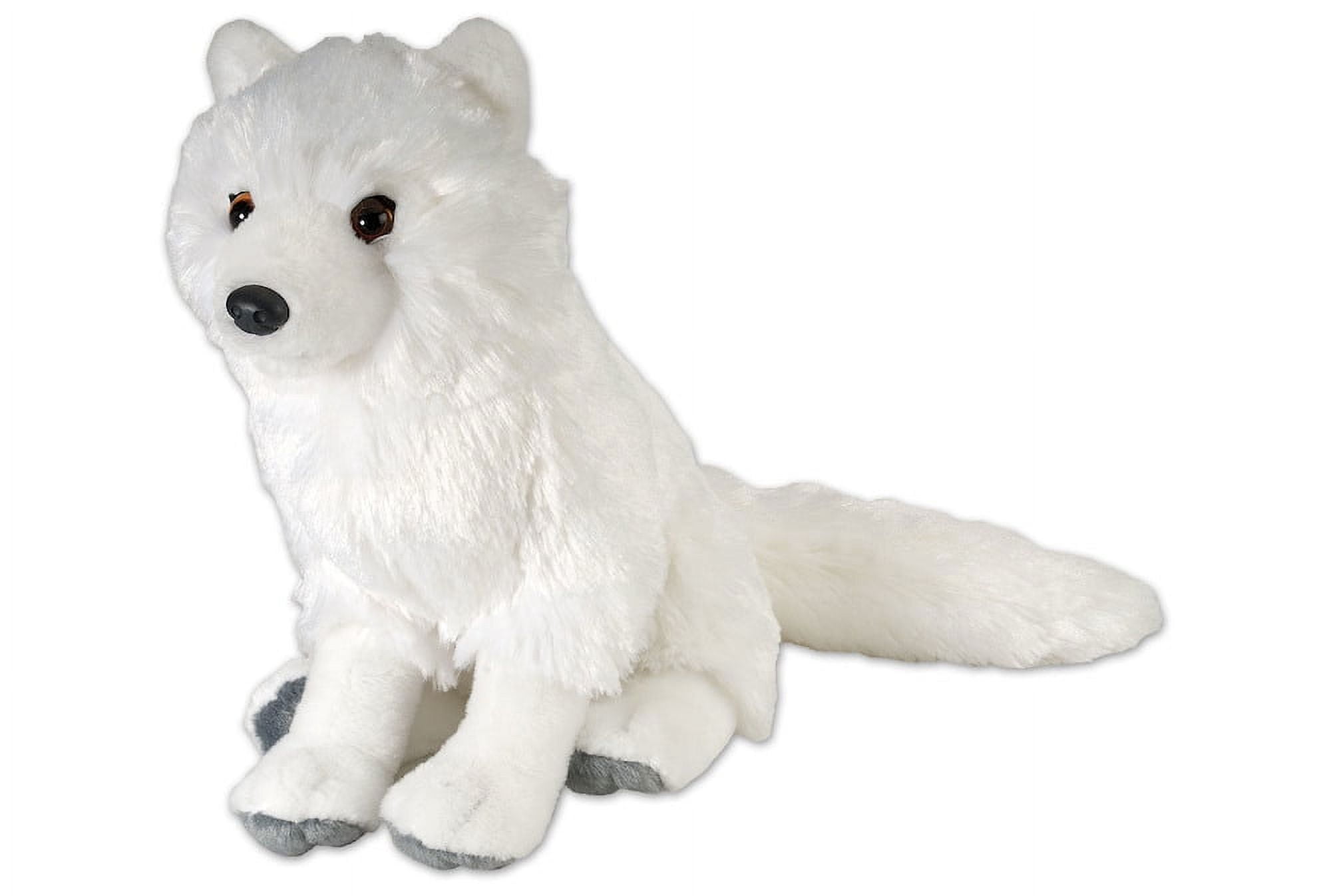 Emotional Support White Arctic Fox Plush Stuffed Animal