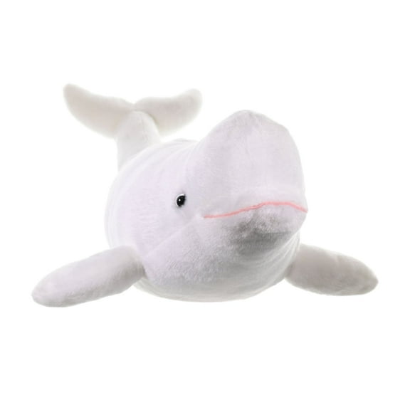 Wild Republic Cuddlekins Beluga Whale Stuffed Animal, 12 Inches