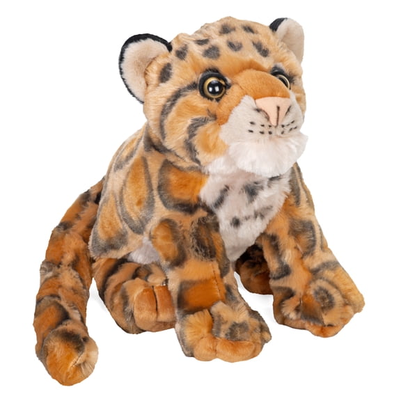 Wild Republic Clouded Leopard Plush, Stuffed Animal, Plush Toy, Gifts for Kids, Cuddlekins 12 Inches