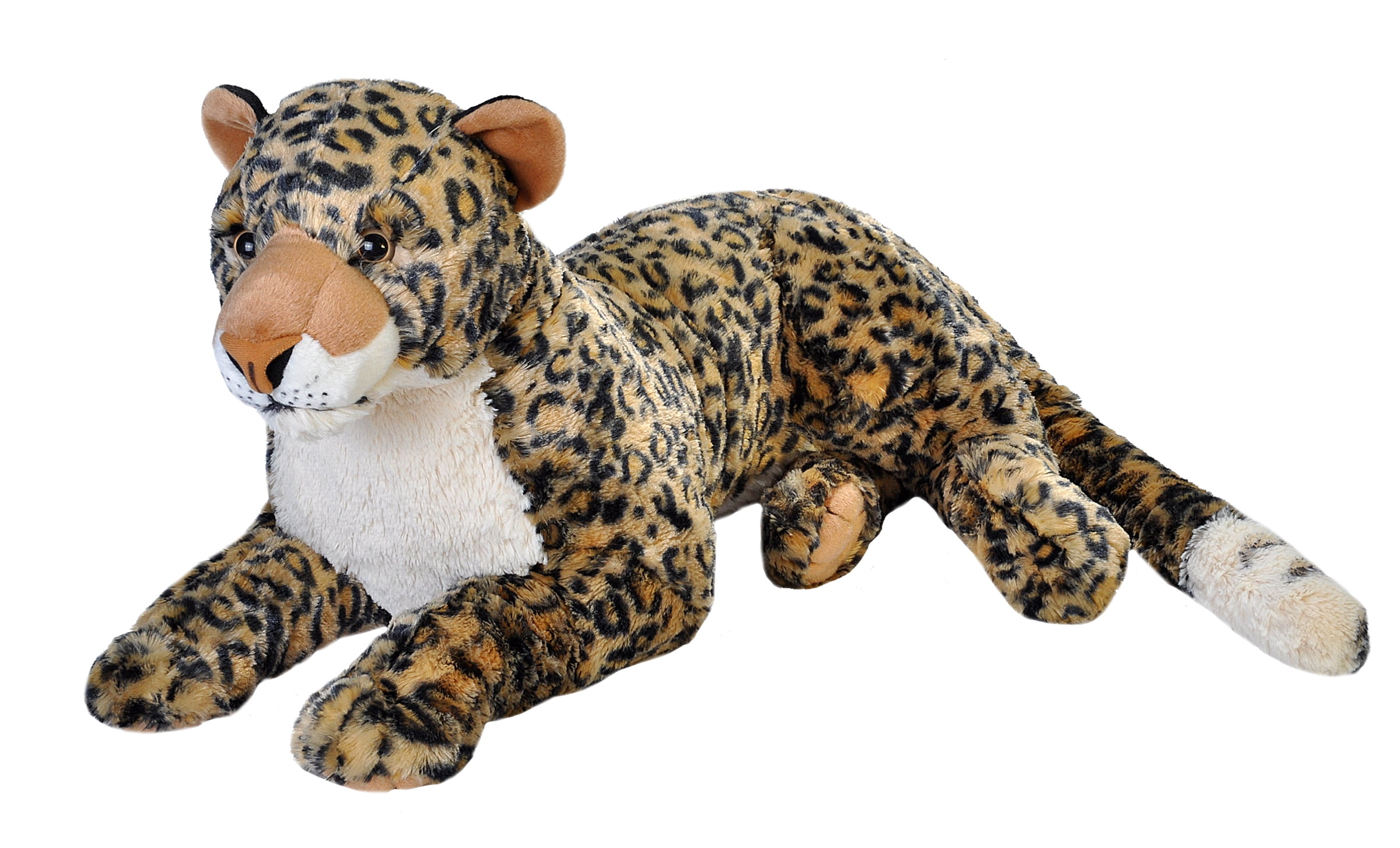 Wild Republic Jumbo African Leopard Plush, Giant Stuffed Animal, Plush Toy, Gifts for Kids, 30 Inches