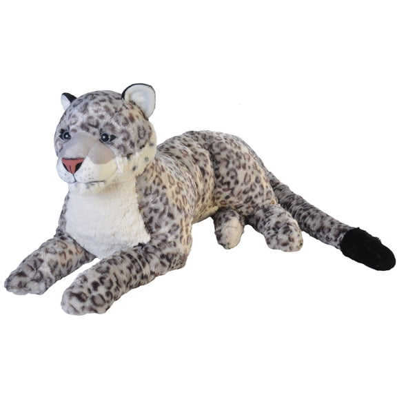 Wild Republic Jumbo Snow Leopard, Giant Stuffed Animal, Plush Toy, 30 Inches