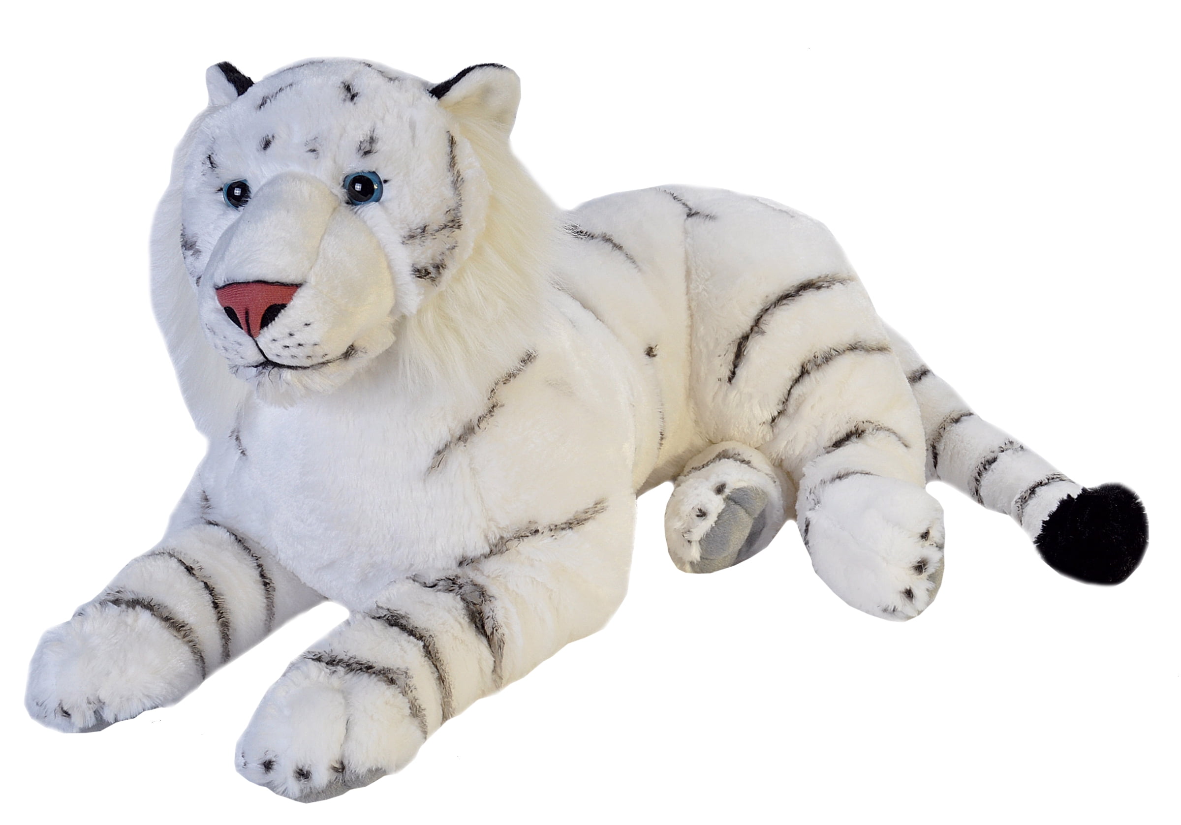 Wild Republic Jumbo White Tiger Plush, Giant Stuffed Animal, Plush Toy, Gifts for Kids, 30 Inches