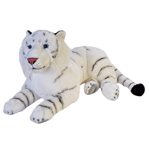 Wild Republic Jumbo White Tiger Plush, Giant Stuffed Animal, Plush Toy, Gifts for Kids, 30 Inches