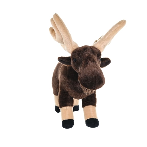 Wild Republic Moose Stuffed Animal, Plush Toy, Gifts for Kids, Cuddlekins 12 Inches