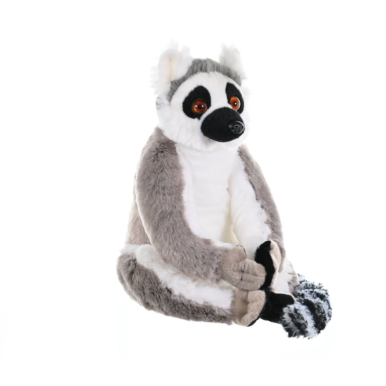 Wild Republic Cuddlekins Eco Ring Tailed Lemur Plush Toy, 12