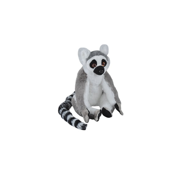 Wild Republic Cuddlekins Eco Ring Tailed Lemur, Stuffed Animal, 12 Inches, Plush Toy, Fill is Spun Recycled Water Bottles, Eco Friendly
